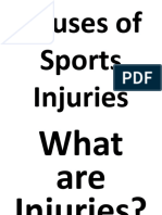 Causes of Sports Injuries