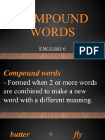 English January - 6 Compound Words