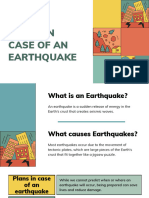 Earthquake Science Earth Science Education Presentation Warm Icon Style