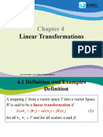 Chapter 4 Linear Transformations