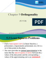 Chapter 5 (5.3 - 5.4) Orthogonality
