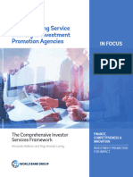 Strengthening Service Delivery of Investment Promotion Agencies The Comprehensive Investor Services Framework