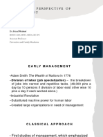 Historical Perspective of Management PDF