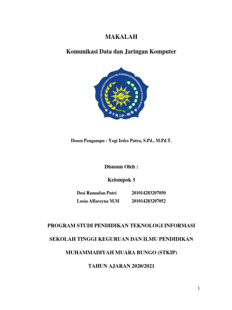 Jaringan Komputer dan Komunikasi Data | PDF