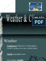 Weather Climate Notes