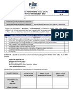 Formulir A-1 Dan A-2 PSSI