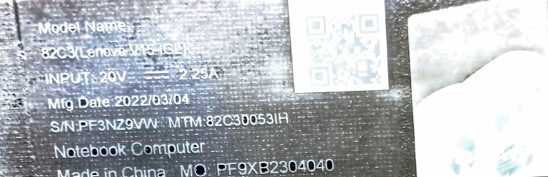 Lenovo Laptop Serial Number | PDF