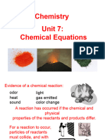 Unit 7: Chemical Equations Chemistry