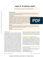 Refractive Surgery For The Glaucoma Suspect.