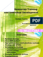 Human Resources Training and Individual Development