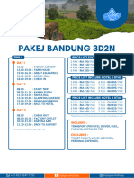 Itinerary Bandung 3D2N