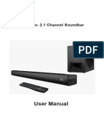 Jazz Pro Soundbar User Manual 06.10.2023