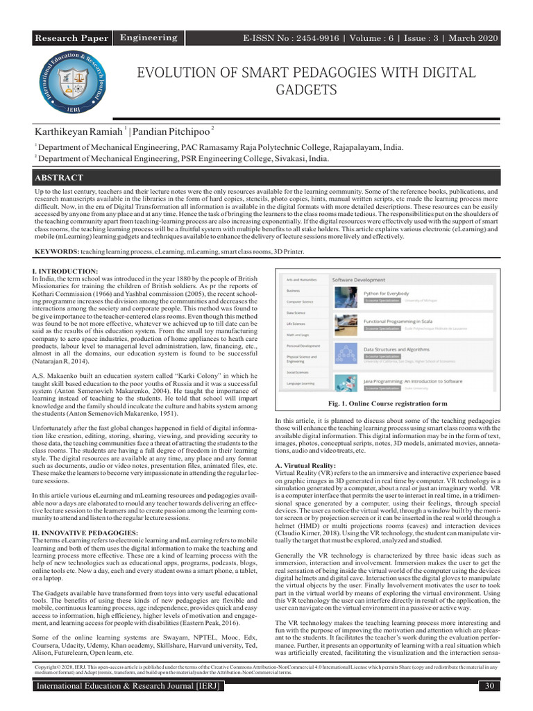 Evolution of Smart Pedagogies With Digital | PDF | Augmented Reality ...