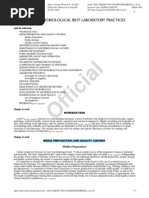 1117 Microbiological Best Laboratory Practices