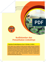 Unit II: Budikdamber Dan Pemanfaatan Limbahnya