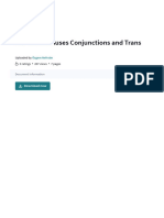 Adverbial Clauses Conjunctions and Trans - PDF