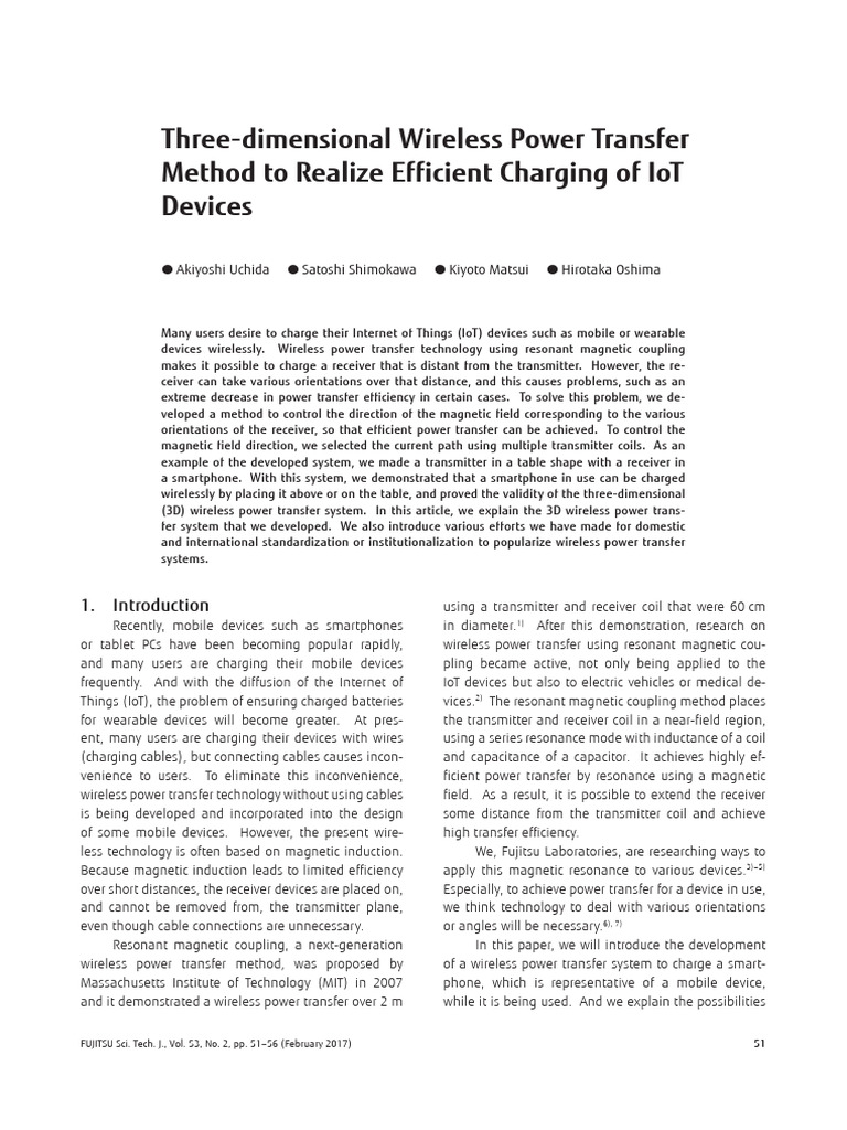 Research On Characteristics of Wireless Power Transfer System Based On ...
