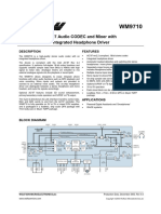 AC97 WM9710 Datasheet