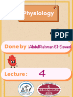 Physiology Lec4 AbdulrahmanEl Eswed