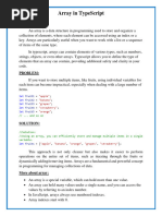 Array in Typescript