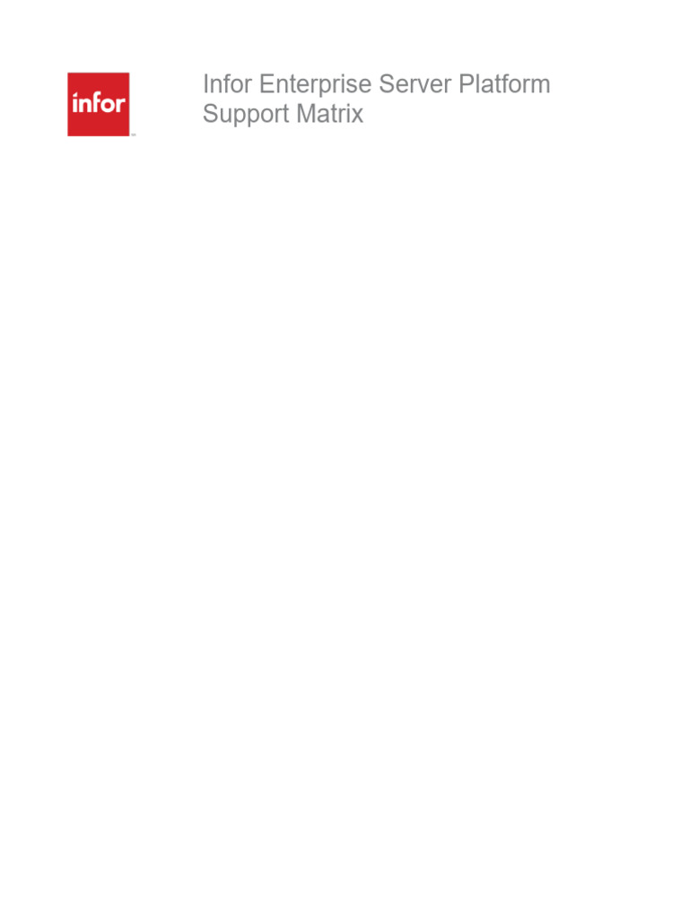 Platform support matrix 9 3e ene20 pdf ibm db2 oracle database