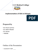 Implementation of SDG in Ethiopia - G3