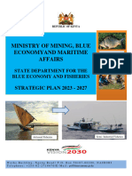 17.5.2023 Revised Draft Strategic Plan Sdbe&f (2023-2027) -Blue Economy