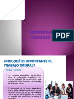 Aprendizaje grupal permite proceso educativo significativo