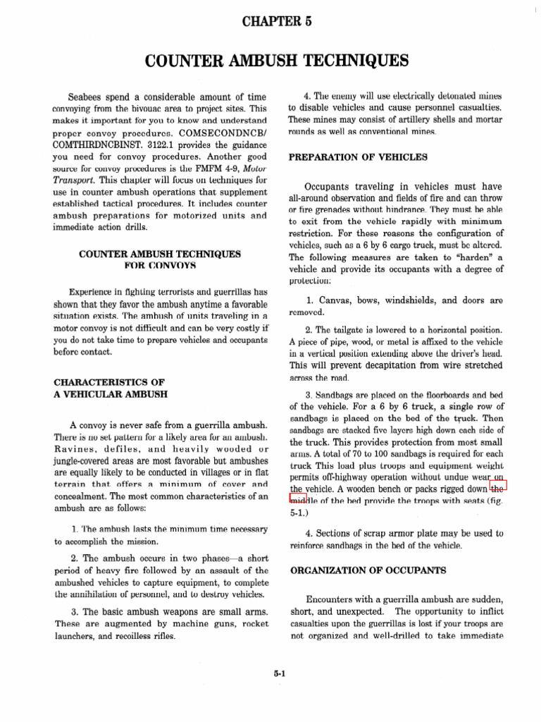 Convoy Ambush Defense Guide | PDF | History
