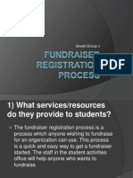 Fundraiser Registration Process
