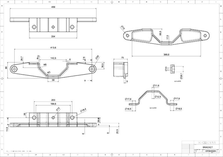 Khodiyar Bracket DTSH0024 Specifications | PDF