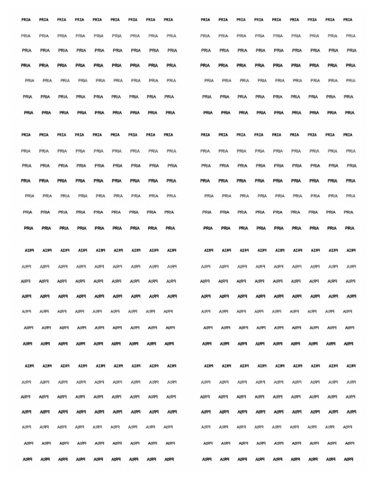 Print PRIA-1 | PDF
