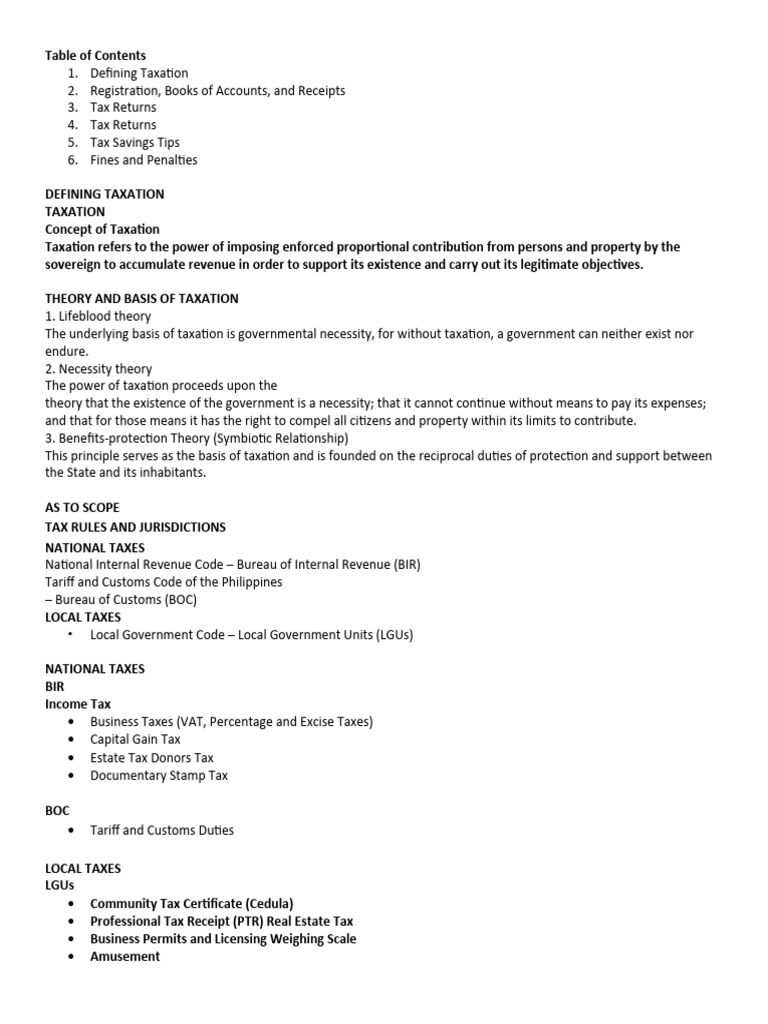 Comprehensive Guide to Taxation Basics | PDF | Taxes | Invoice