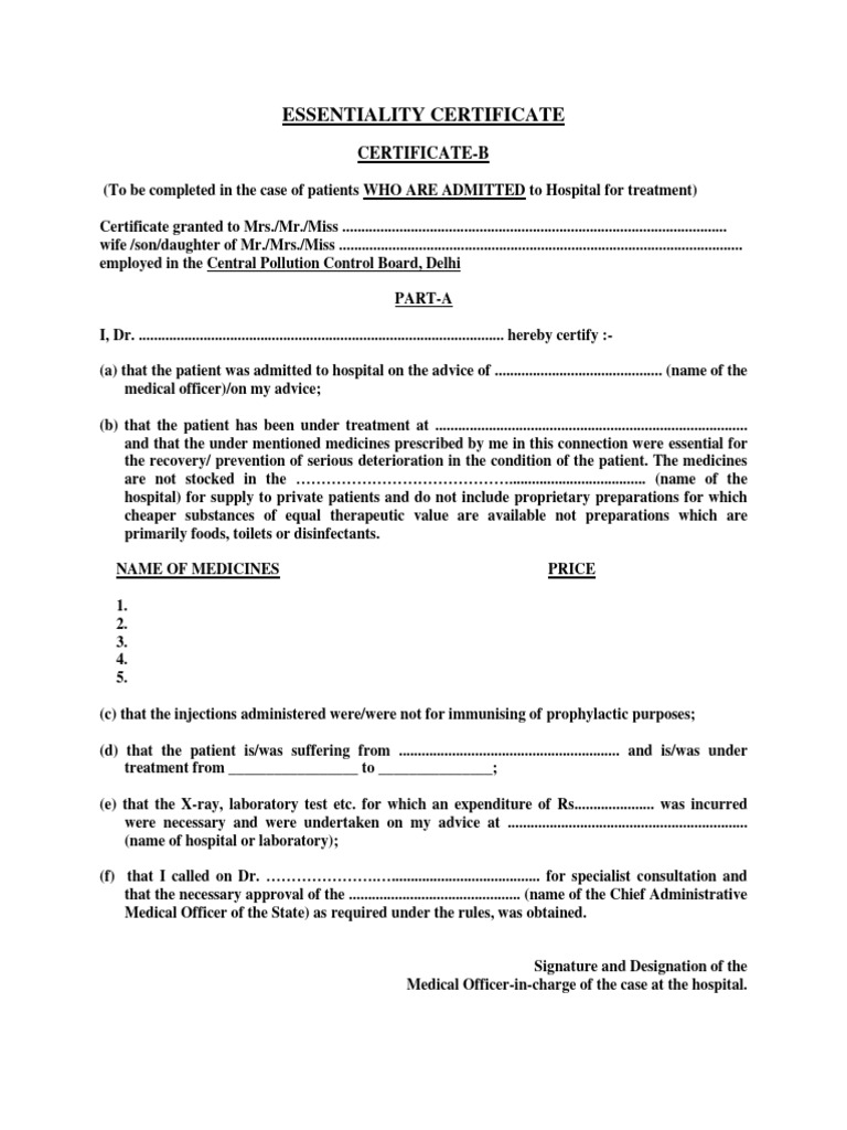 essentiality-certificate-download-free-pdf-hospital-patient