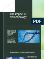 The Impact of Biotechnology