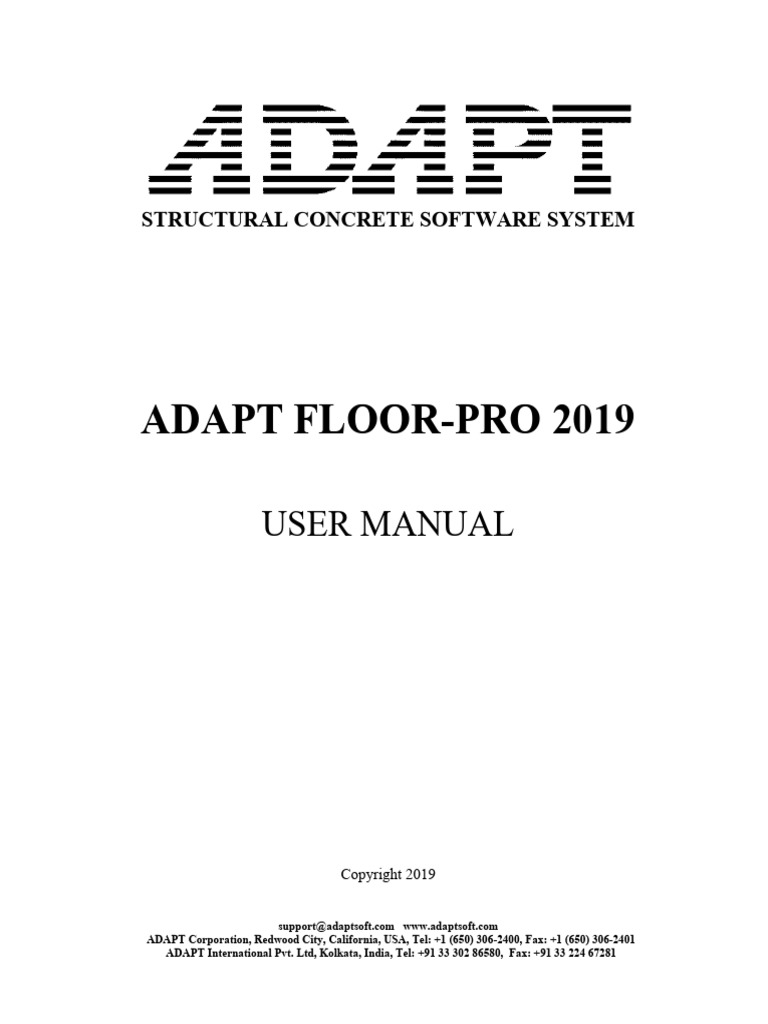Adapt floor pro 2019 basic manual reduced pdf prestressed concrete