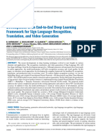 Development of An End-To-End Deep Learning Framework For Sign Language Recognition Translation and Video Generation