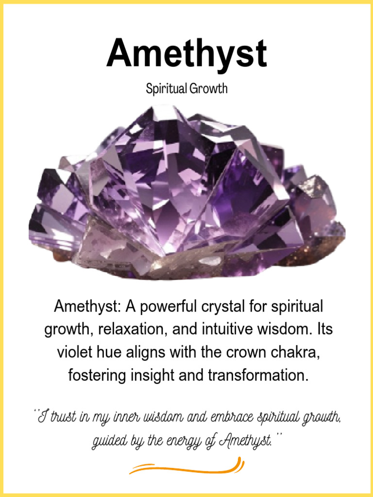 Crystals for Spiritual Growth and Healing | PDF | Quartz | Creativity
