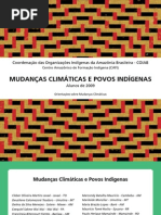 Mudanças Climáticas e Povos Indígenas