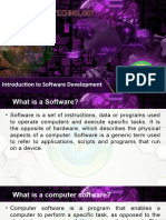 Introduction To Software Development