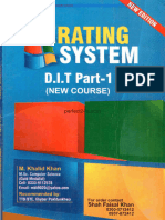 Operating System Dit Part 1book