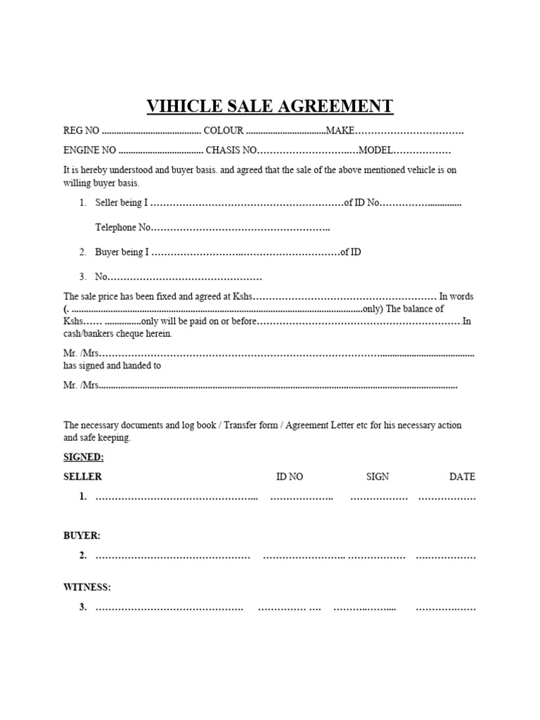 Sale Agreement In Tamil Meaning