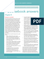 Coursebook Answers Chapter 8 Asal Chemistry