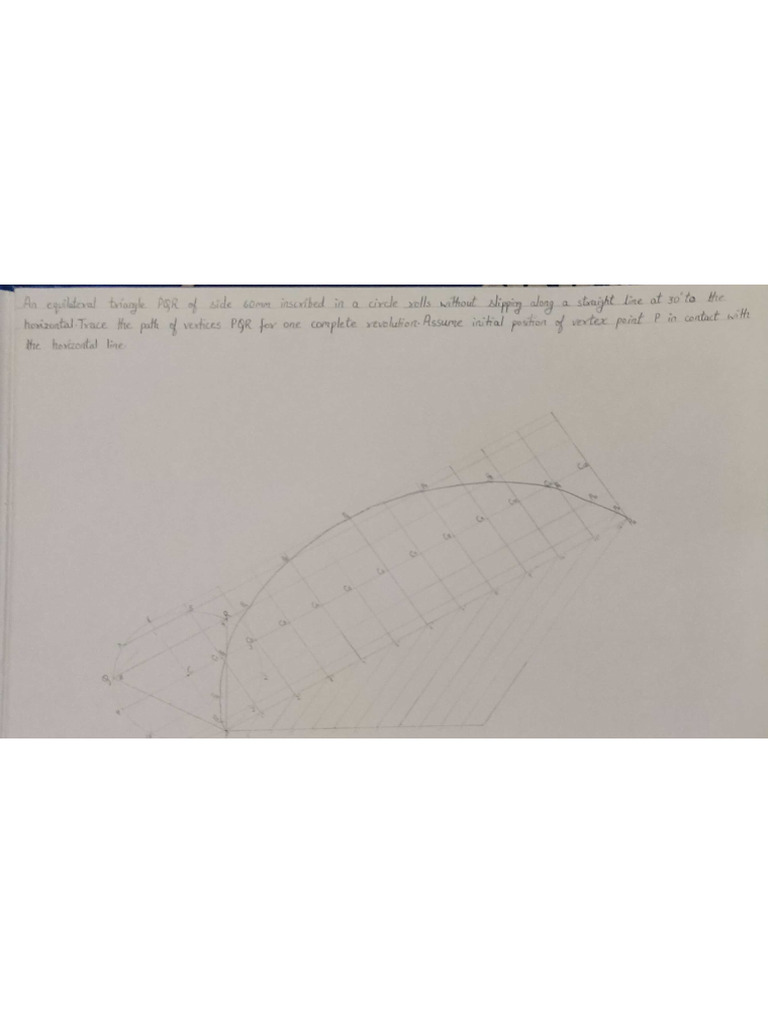Cycloid & Orthographic Projectio | PDF