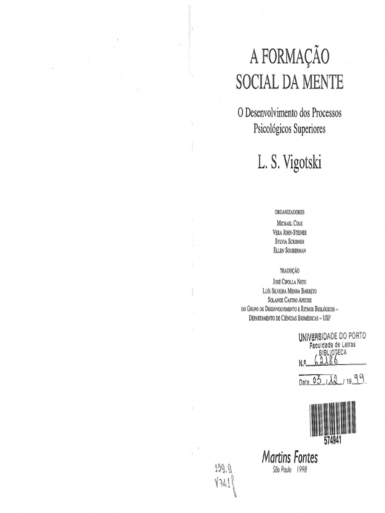 Lev Vygotsky Aprendizagem e Zona de Desenvolvimento Proximal | PDF