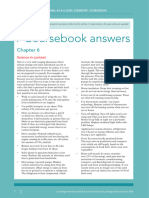 Coursebook Answers Chapter 6 Asal Chemistry