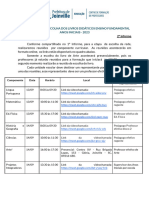 2° Informe - Cronograma Escolha Dos Livros Didáticos