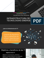 Infraestructura de Las Ti Y Tecnologias Emergentes: Joel Ramirez Moreno Gonzalez Bravo Kevin Alexsander