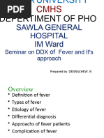 Fevers Seminar