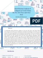 A Critical Discourse Analysis of News Reports On Covid-19 From The New York Times and China Daily